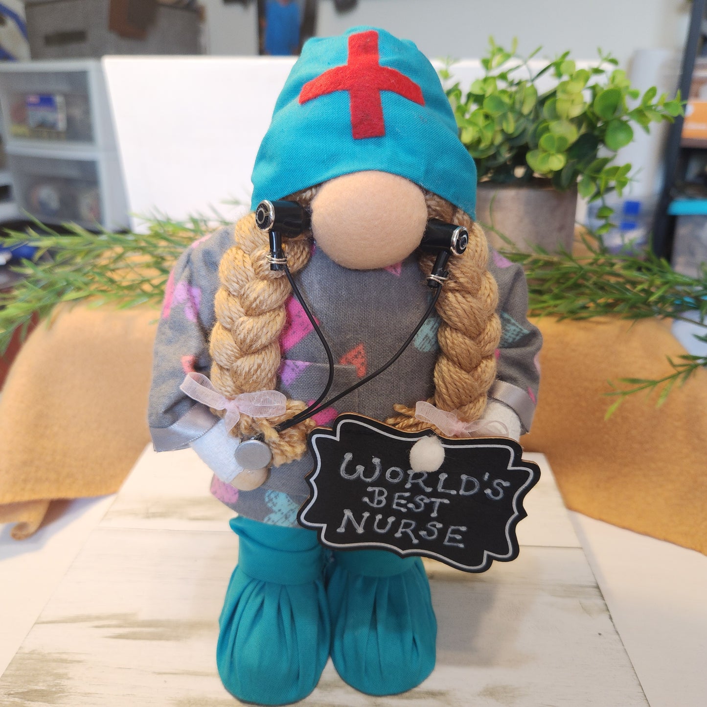 "World's Best Nurse" gnomes