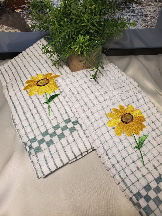 Sunflower towels